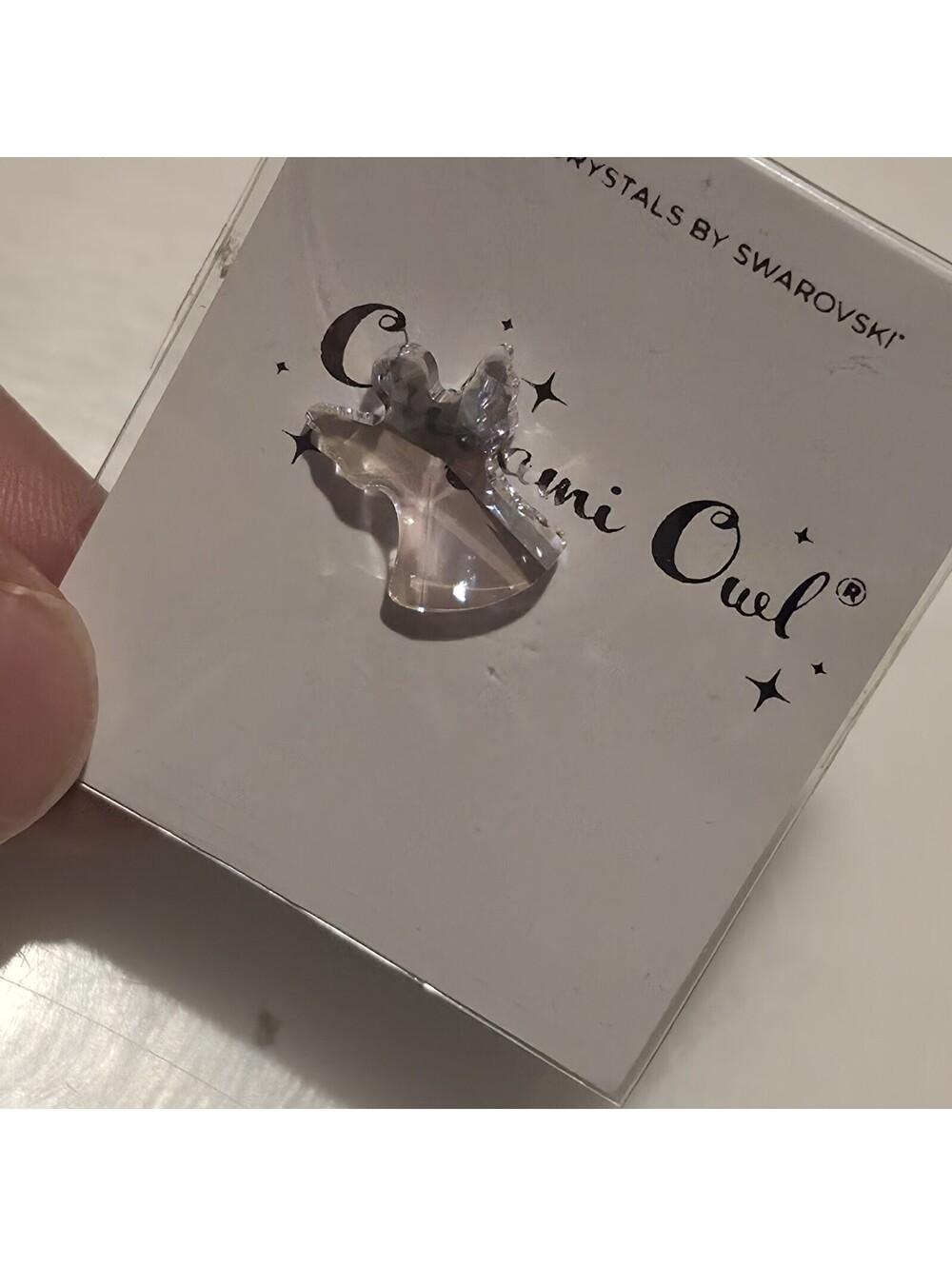 NEW Origami Owl Swarovski Crystal Angel Figurine Charm
